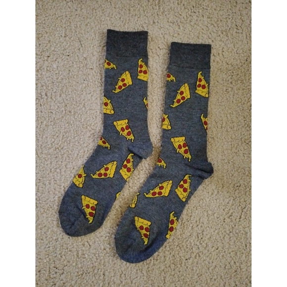 Happy Threads Pizza Crew Socks - Picture 1 of 1
